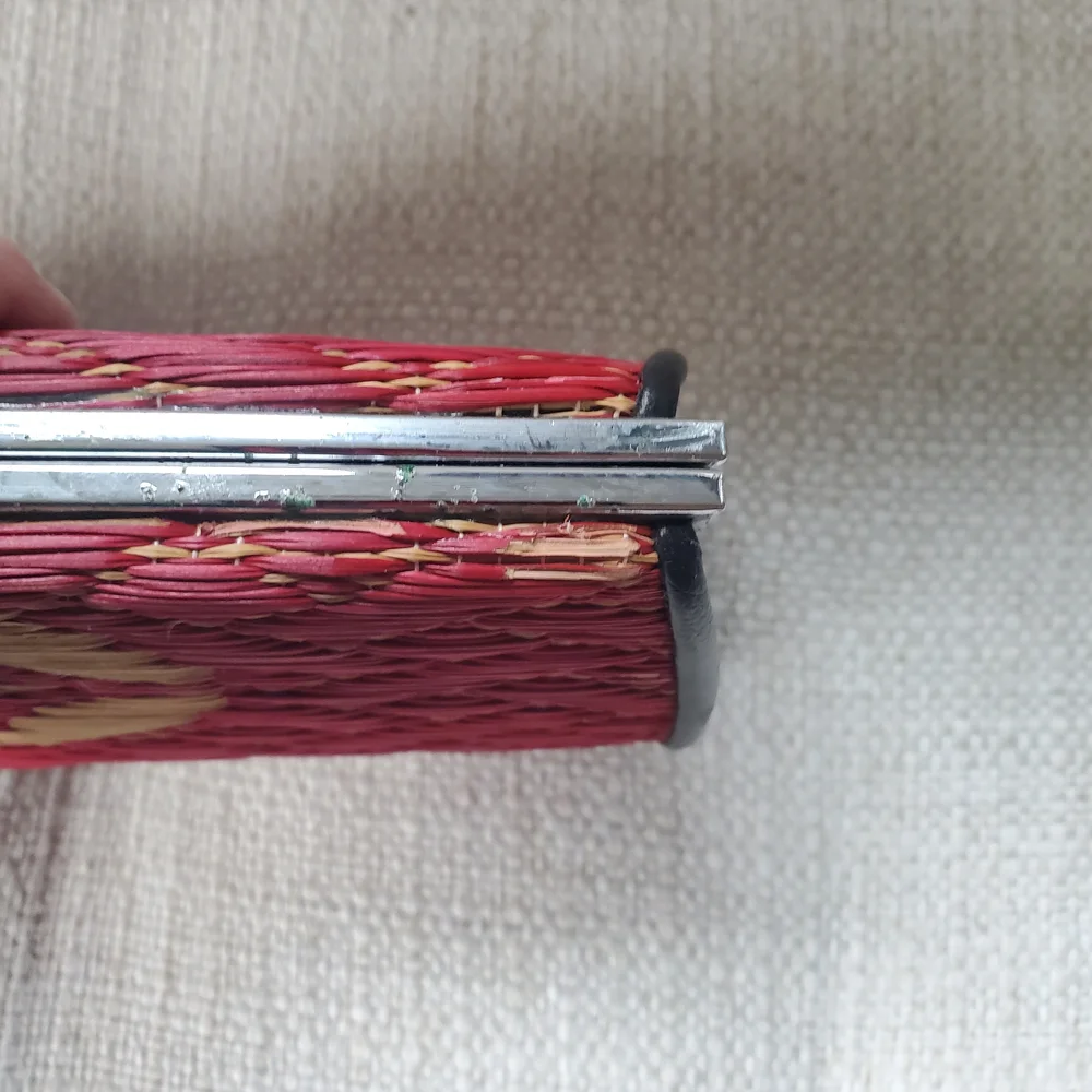 Vintage Japanese Igusa (Woven Grass) Kimono Clutch